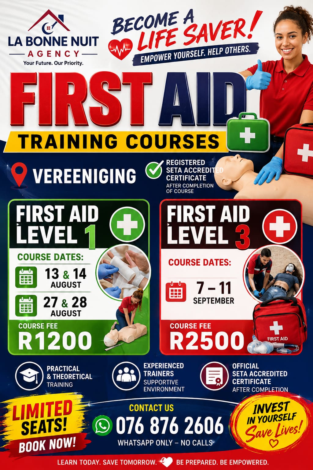 First Aid Level 1-3